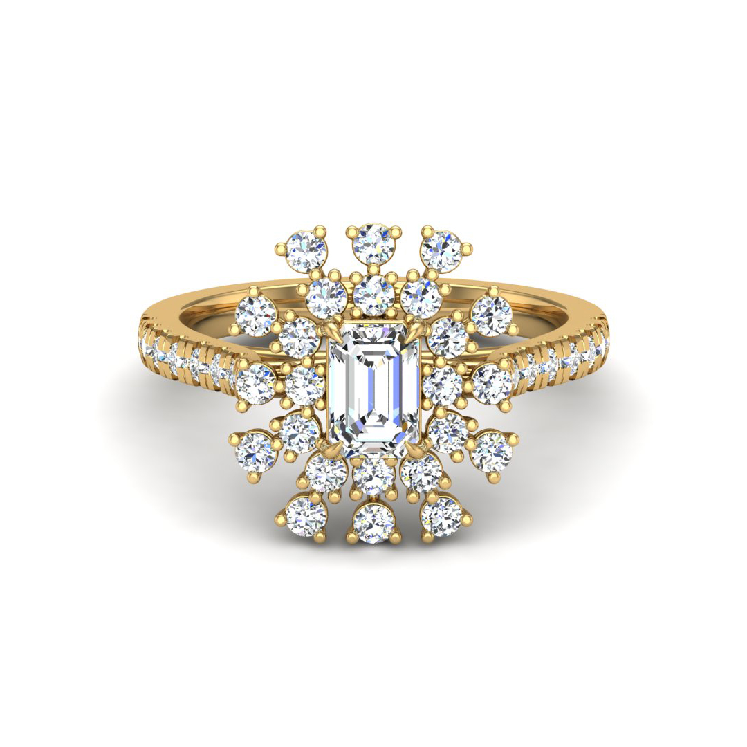 Janet Halo Engagement Ring